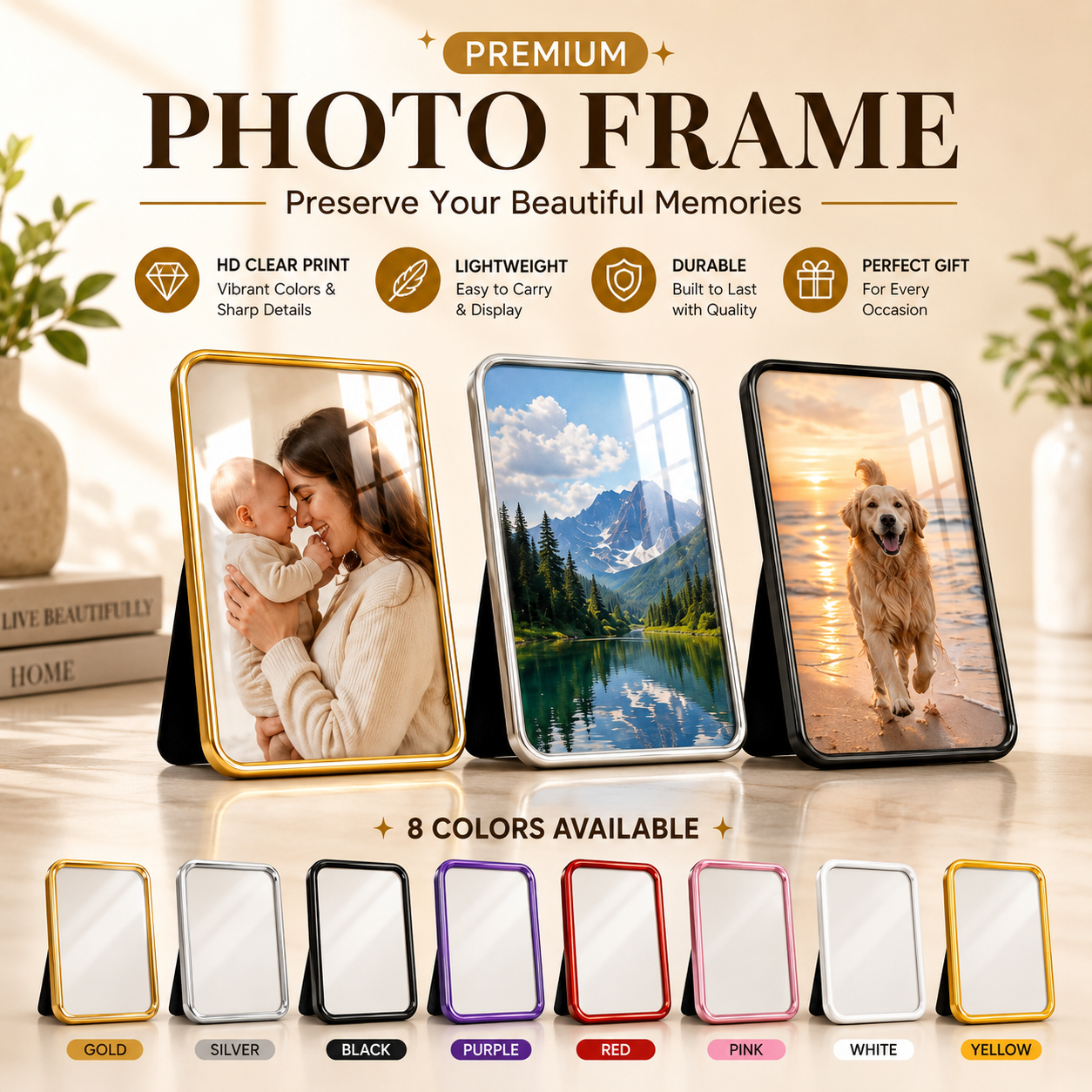Crystal frame photo